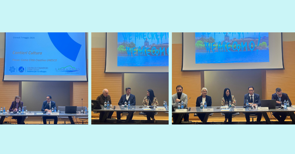 CONFARTIGIANATO IMPRESE COMO AL TAVOLO “GOVERNANCE TERRITORIALE DI COMO CITTÀ CREATIVA UNESCO”